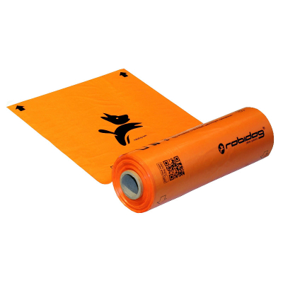 Robidog Hundekotbeutel Rolle orange 250 Stk.