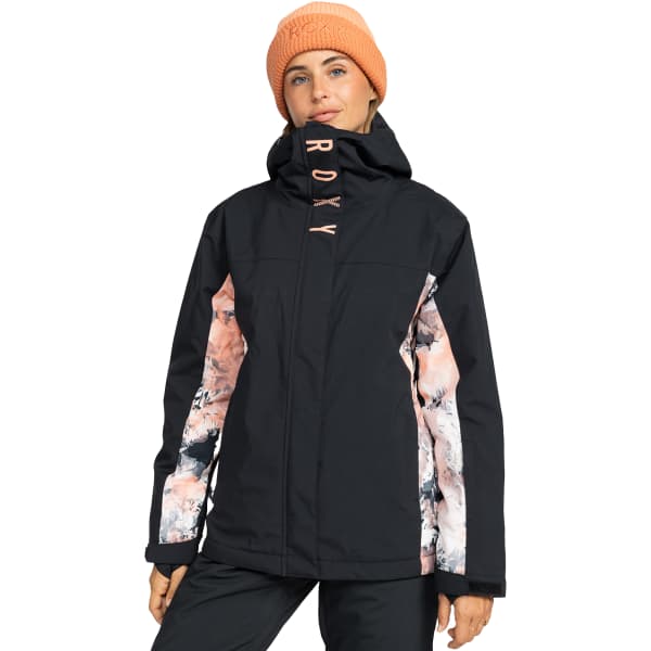 Veste de ski ROXY GALAXY PEACH PINK BIG DREAMY PICTURE