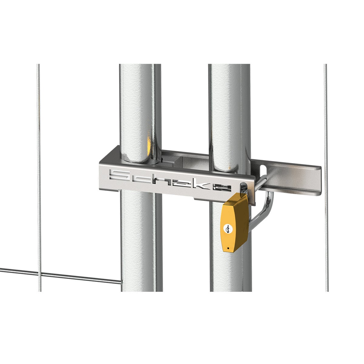 Schake bouwhek slot, gegalvaniseerd