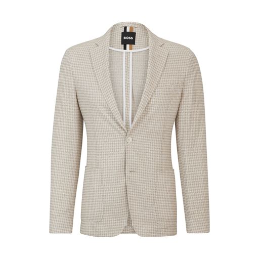 Boss Black Hanry Blazer, Dark Beige, 46