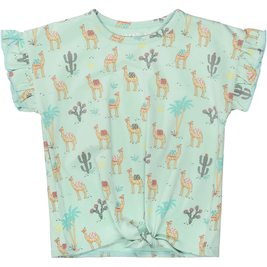 Staccato T-Shirt ice green gemustert