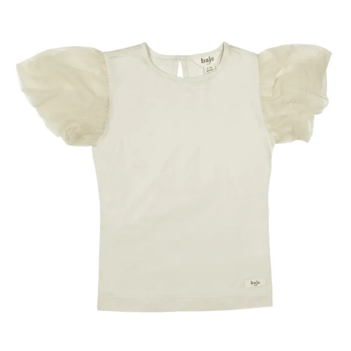 Baje Studio T-Shirt Vivian Manches Tulle | Sable