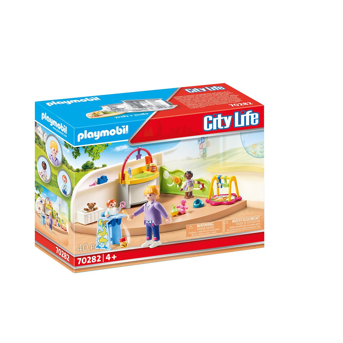 Espace crèche pour bébés Playmobil City Life 70282