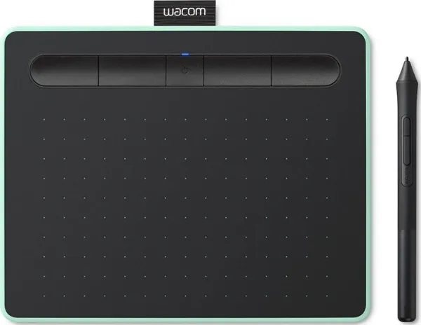Wacom Intuos Creative Pen Medium - Digitizer - 21.6 x 13.5 cm - elektromagnetisk - 4 knapper - trådløs, kablet - USB, Bluetooth - pistaciegrøn