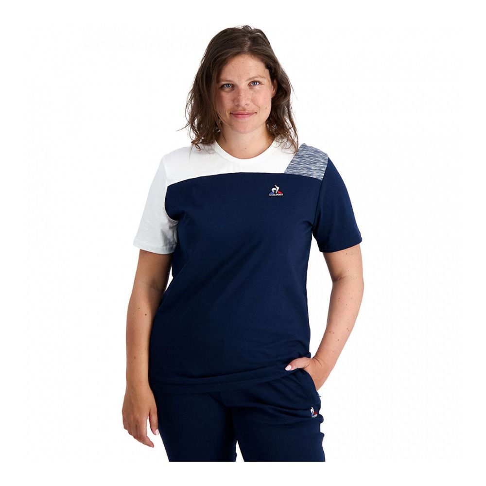 Le Coq Sportif SAISON 1 - Tee-shirt bleu essentiel/multico gris