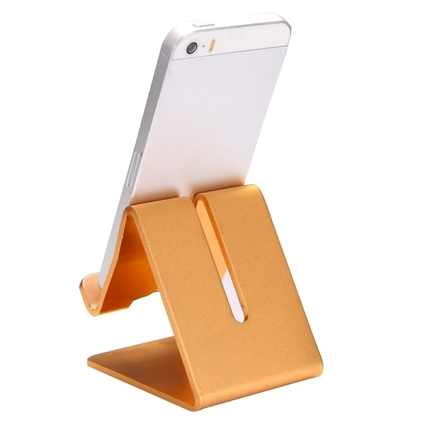 Universal Aluminium Ständer Halter für Handy und Tablet - Gold