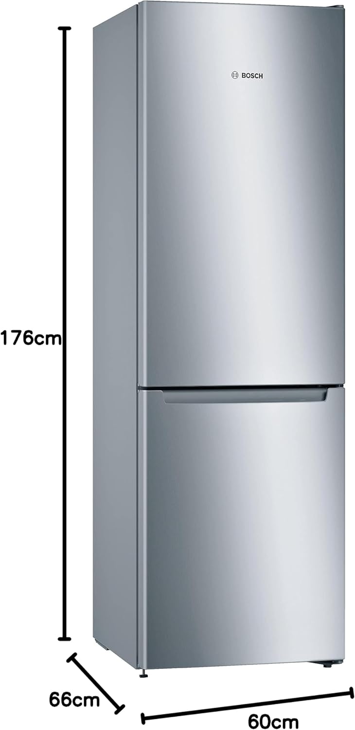 Réfrigérateur combiné autoportant Bosch KGN33NLEB série 2 - 282 L