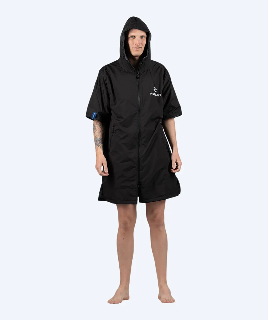 Watery Surf poncho - Waterproof - Sort