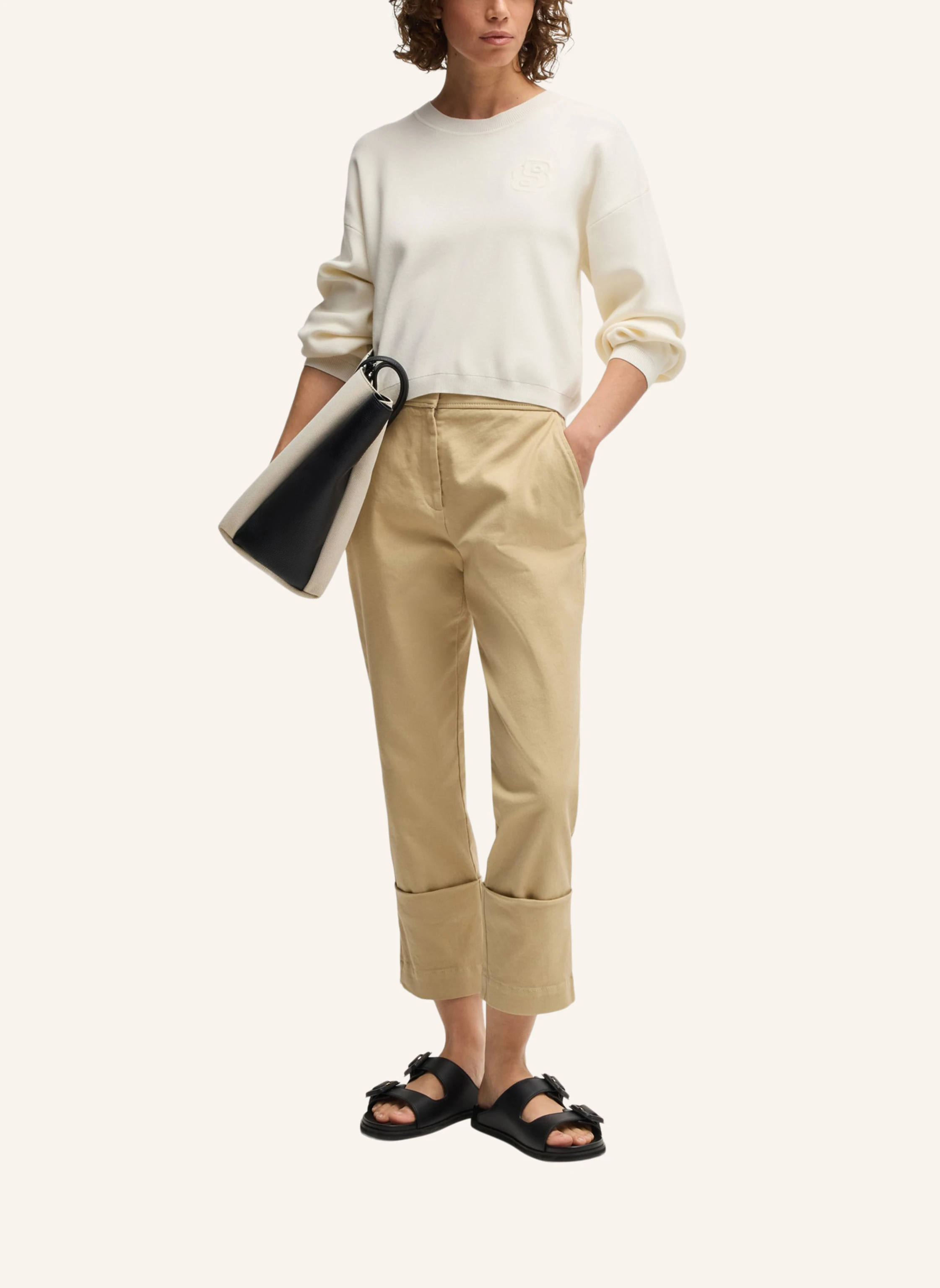 BOSS Pullover FOMINDA Relaxed Fit