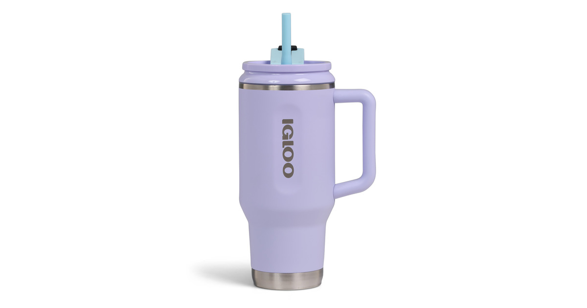 IglooFlip ‘n’ Sip Travel Mug 32 oz, 0,95 liter drinkfles  (Lila)