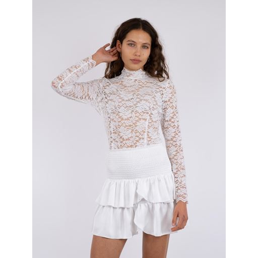 Neo Noir Liza Laceflower Bluse, White, 40