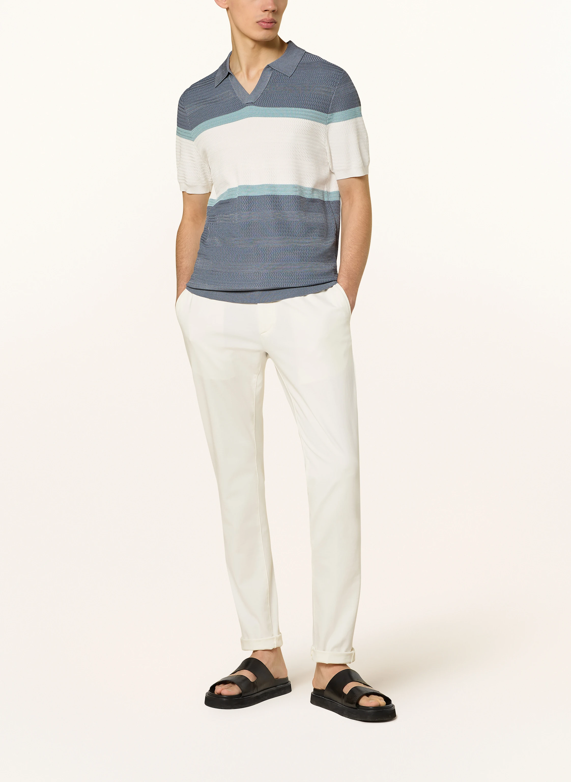 REISS Strick-Poloshirt JEFFERSON