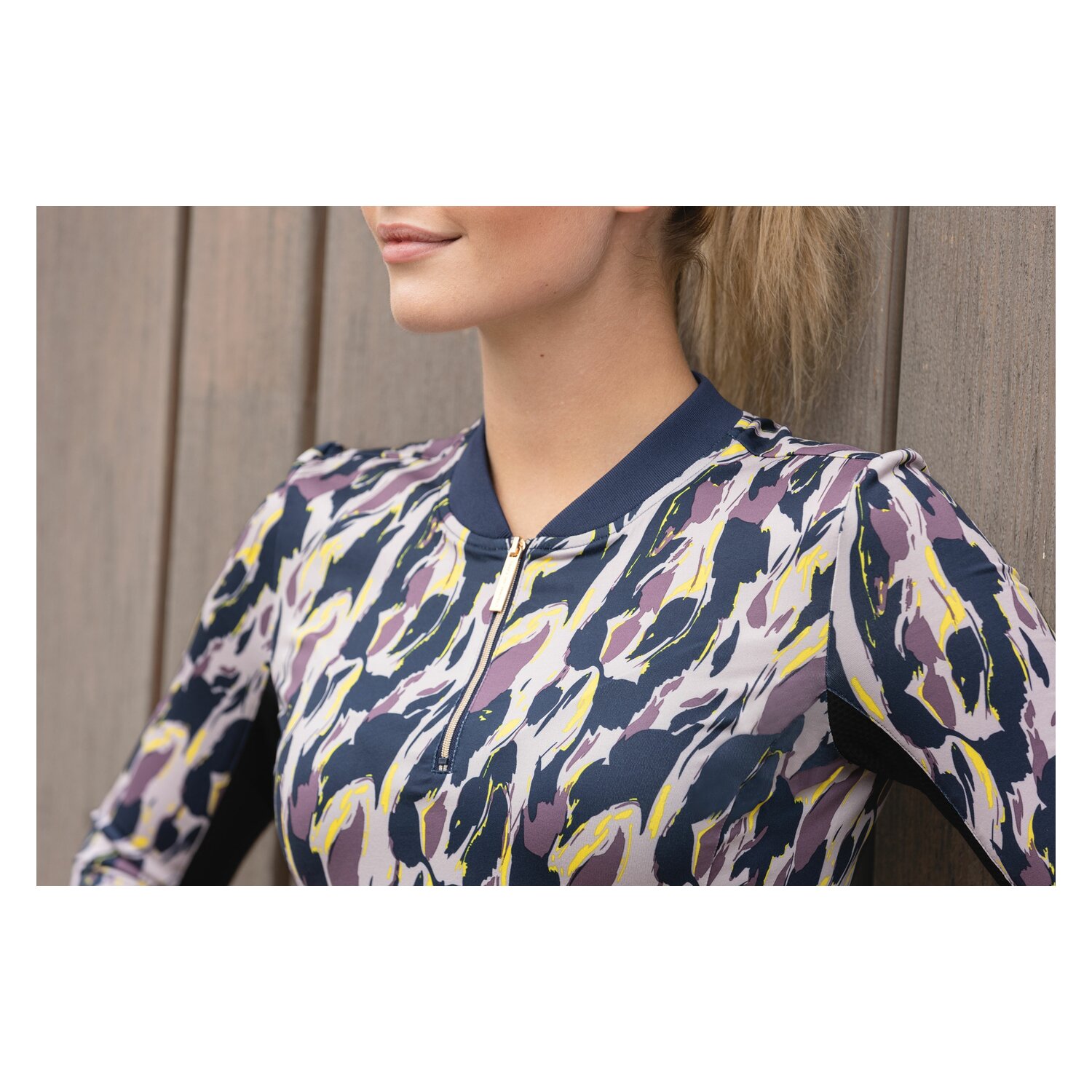 Cheval de Luxe Funktionsshirt Evry - navy print