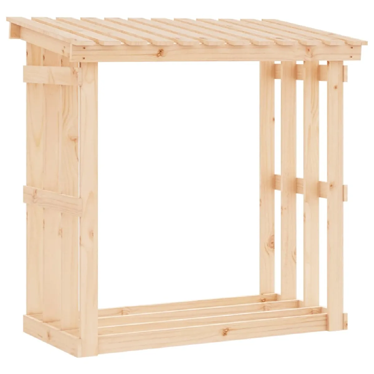 vidaXL Support pour bois de chauffage - Pin