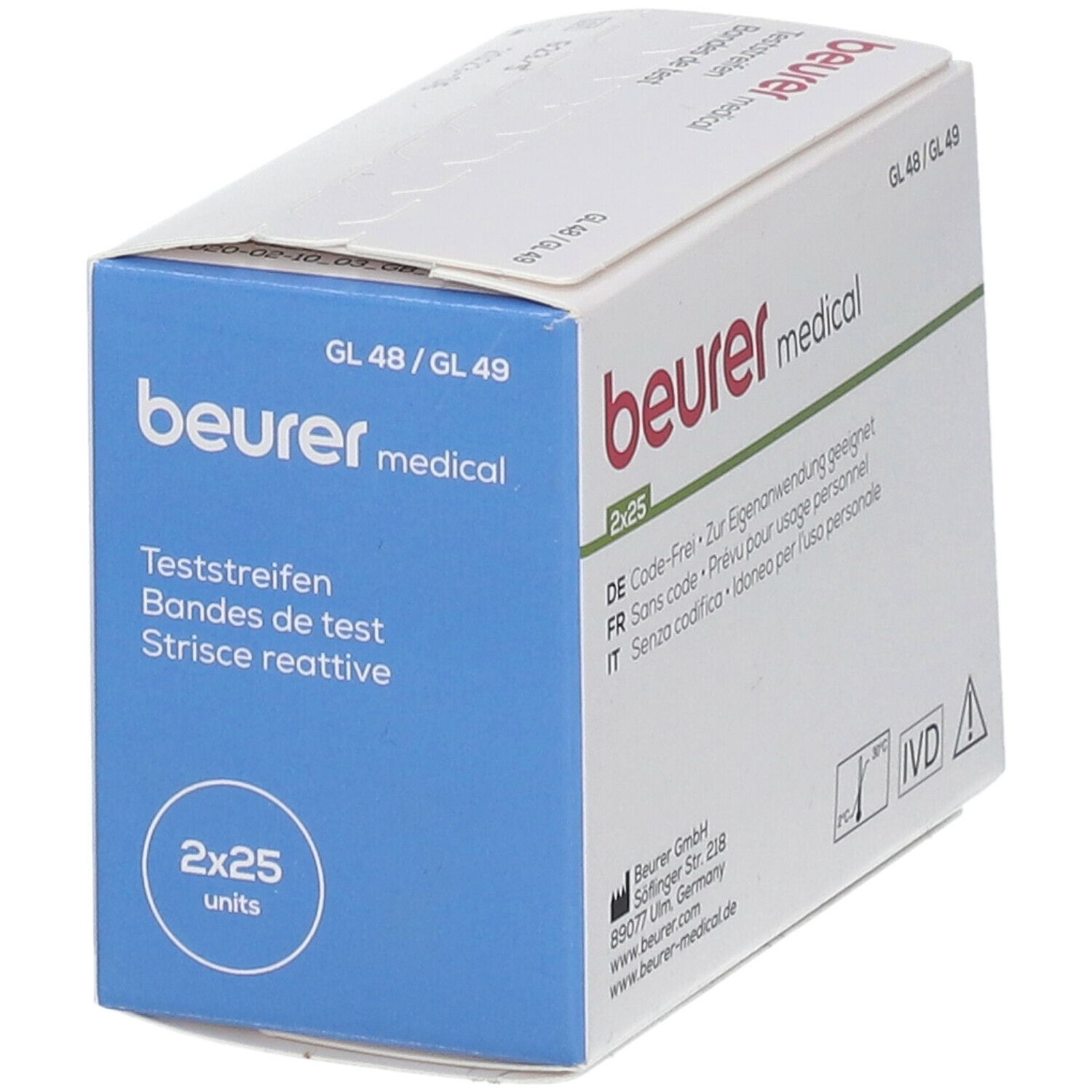 beurer Teststreifen GL48/49