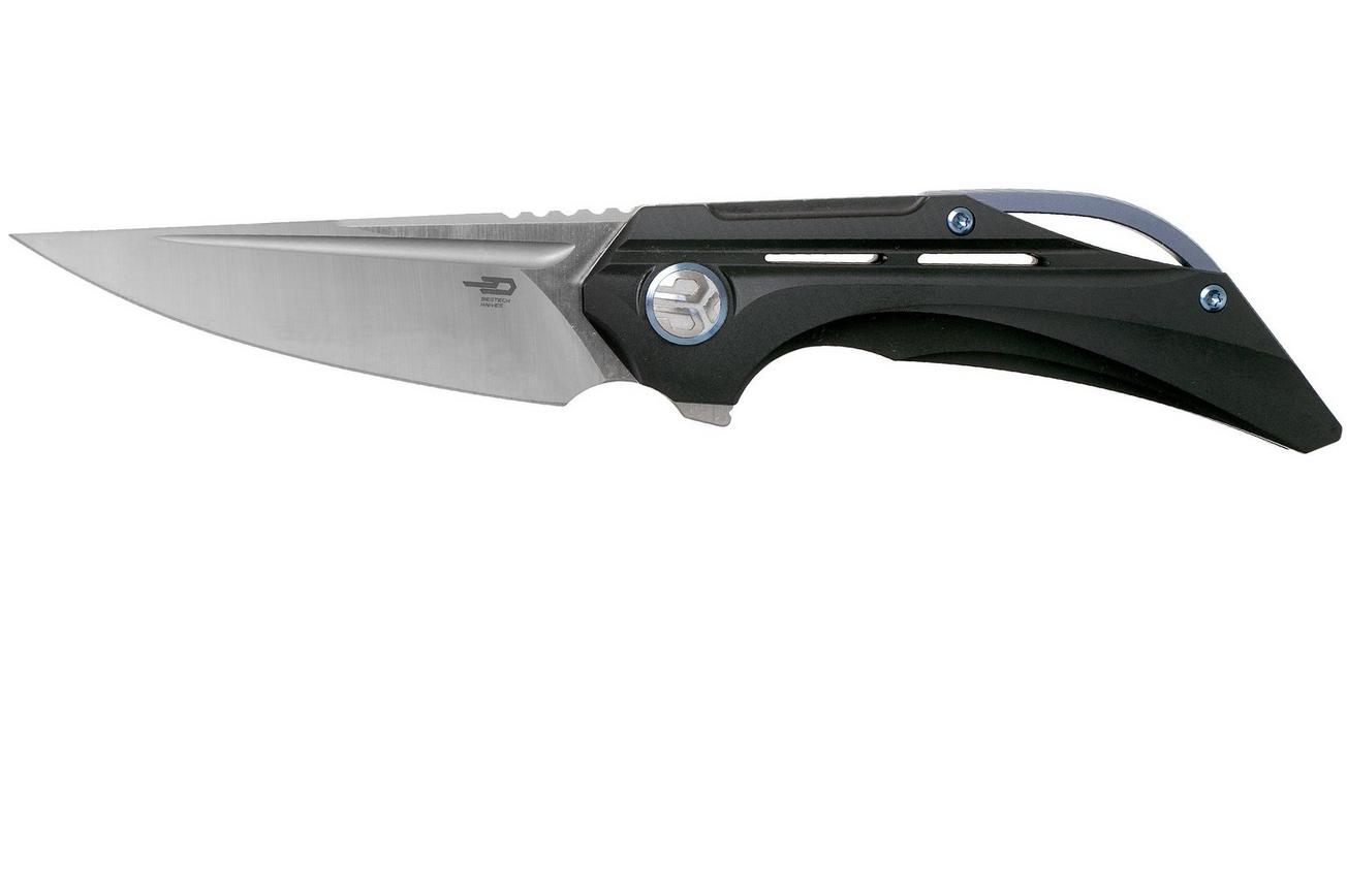 Bestech Vigil BT2201C Black Titanium, Satin zakmes, Kombou design