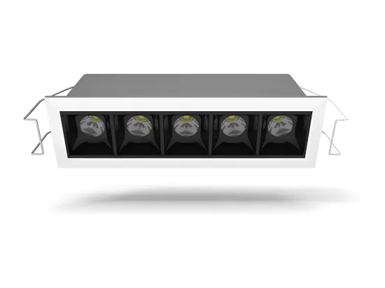 Spot Downlight LED 10W Kardan Coupe 140x37 mm 3000K Blanc chaud