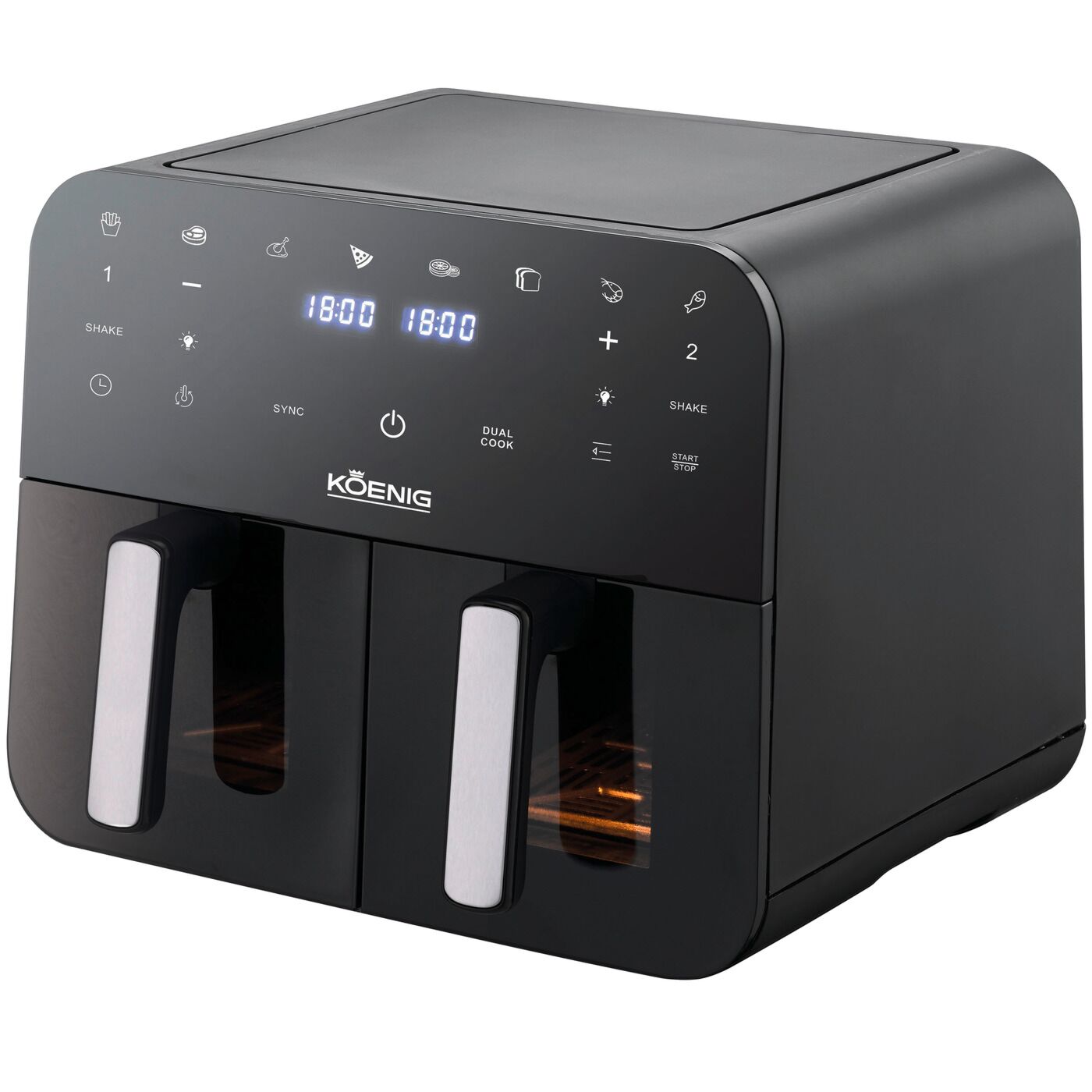 KoenigDoppel-Heissluftfritteuse «Quick & Pure 5»