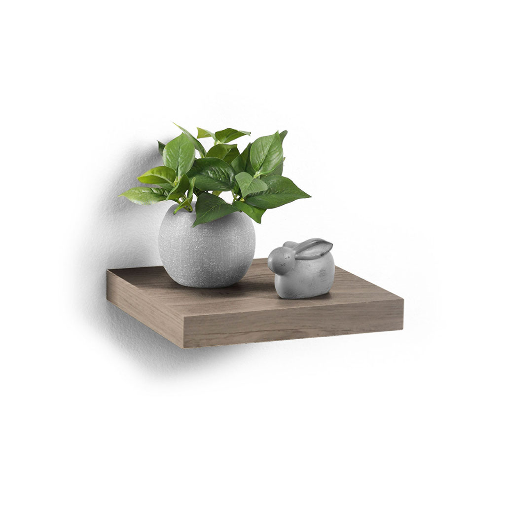 Etagère flottante chêne 25x3.4x22.8cm