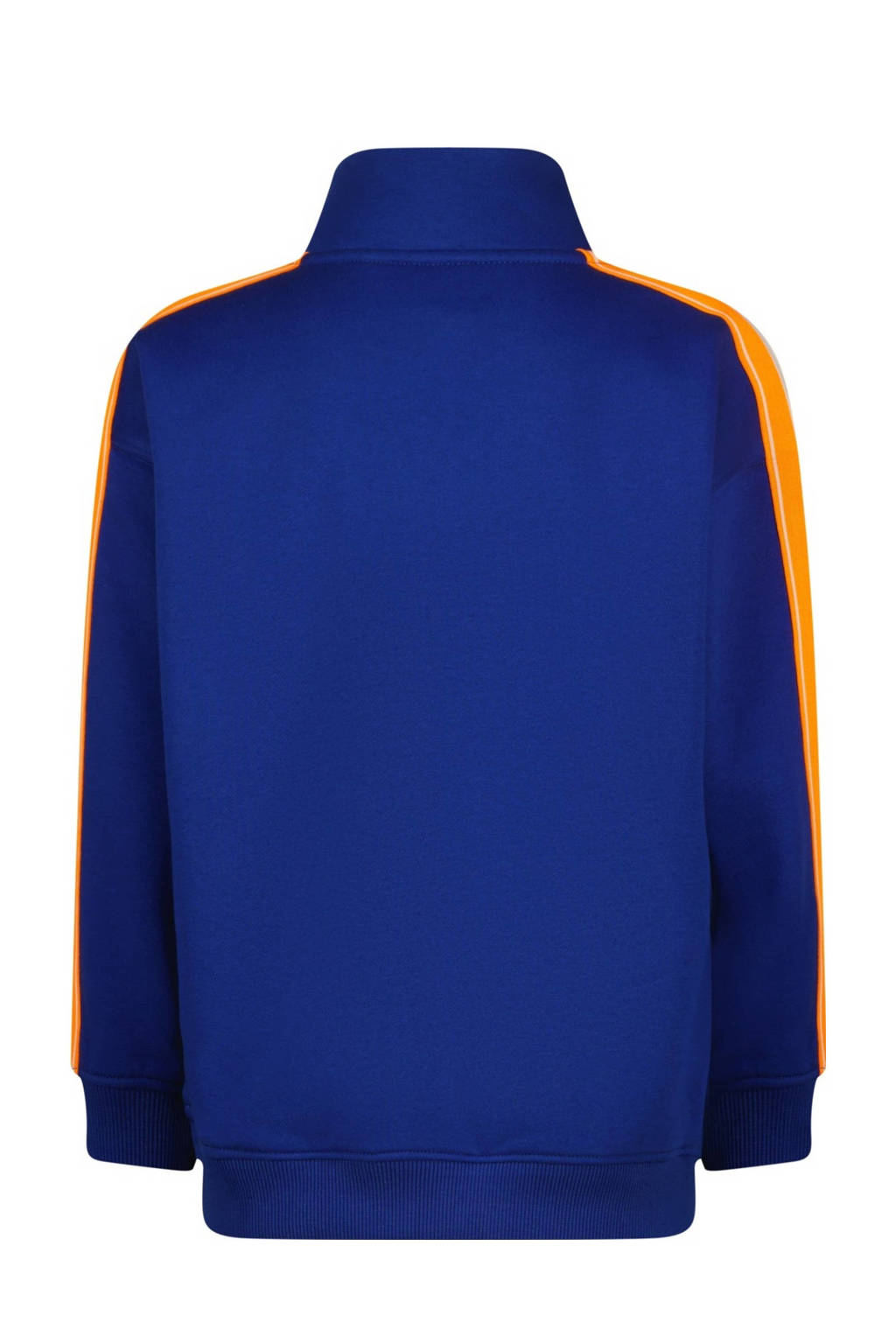 Vingino sweater Naino hardblauw/oranje/ecru