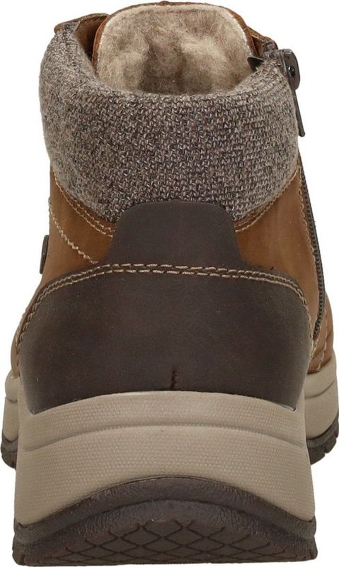 Rieker - Veterboots - Bruin - Leer - Water- en Vuilafstotend