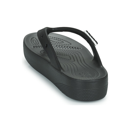Crocs - CLASSIC PLATFORM FLIP W - Noir