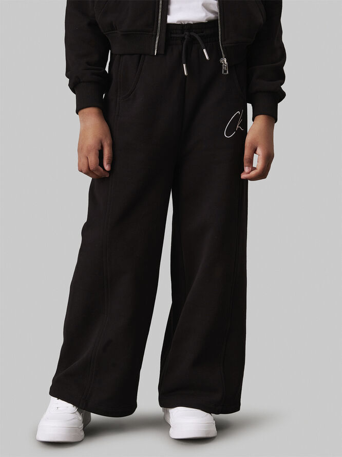 Calvin Klein CK SIGNAGE WIDE SWEATPANTS Ck black