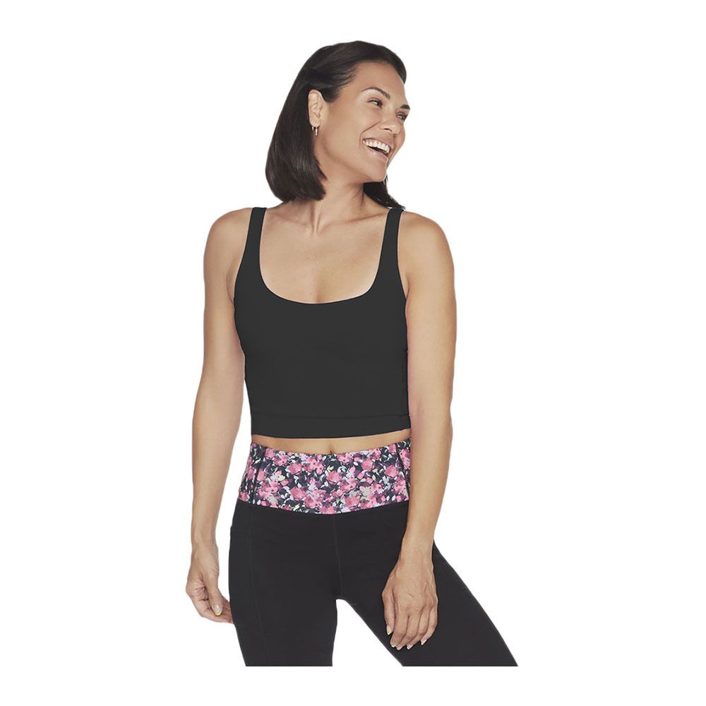 Skechers GOFLEX JOY LONGLINE - Brassière Femme noir