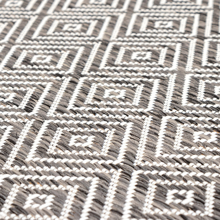 Buitenkleed - Summer Tile Grijs