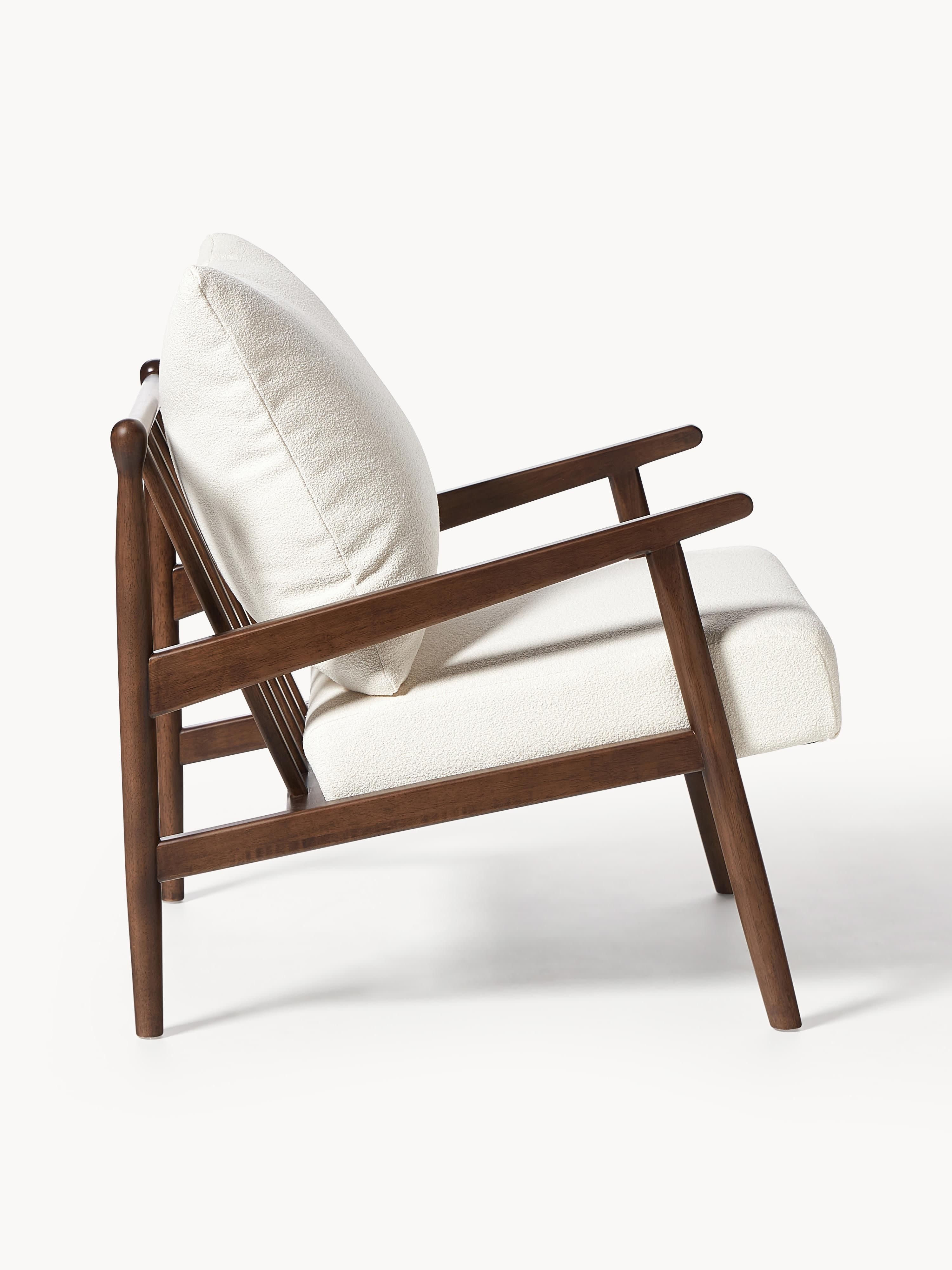 Bouclé loungefauteuil Mikkel
