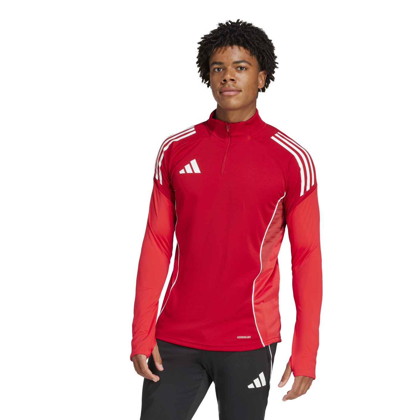 adidas Tiro 25 Competition Trainingspak 1/4-Zip Rood Zwart Wit