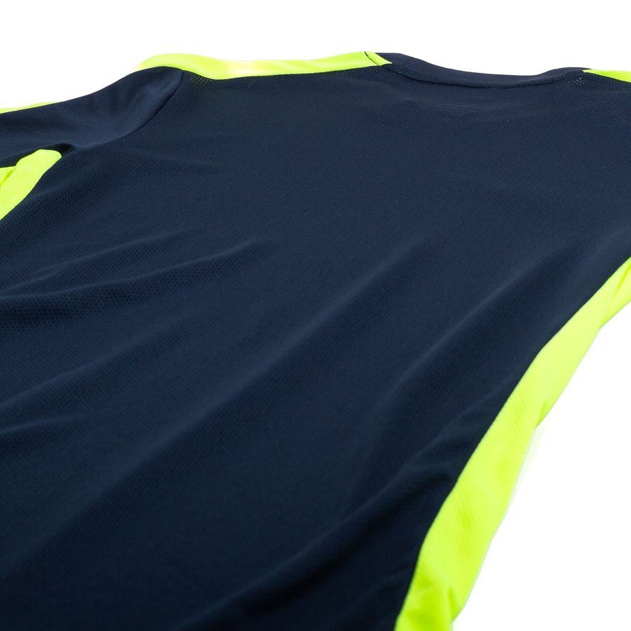 Nike T-shirt d'Entraînement Dri-FIT Academy 23 - Bleu Foncé/Jaune Fluo