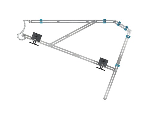 Wolfcraft trapmaat meetinstrument voor trapconstructie – trapsjabloon voor het overbrengen van tredematen