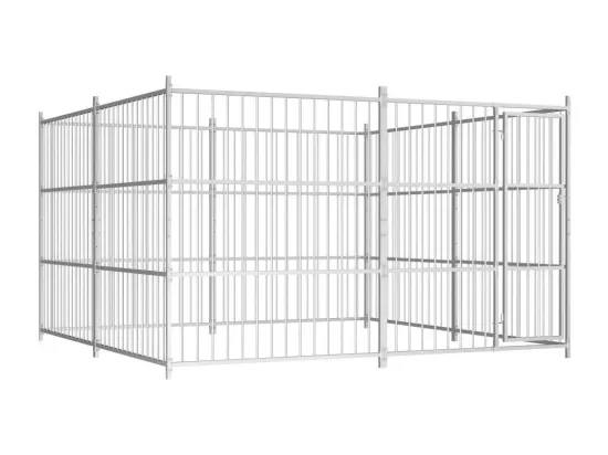 Chenil extérieur cage enclos 300 x 300 x 185 cm 02_0000347