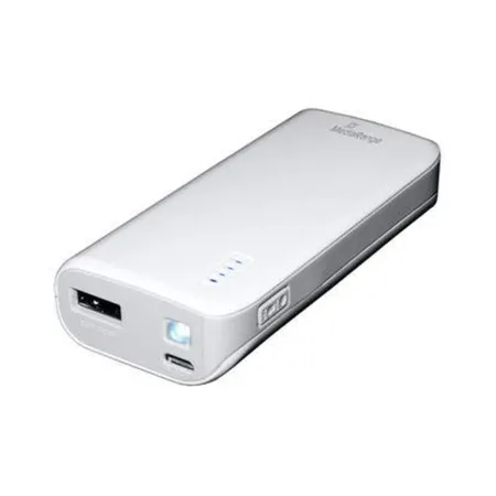 MediaRange Powerbank, Mobiles Ladegerät 5.200 mAh, mit integrierter Taschenlampe