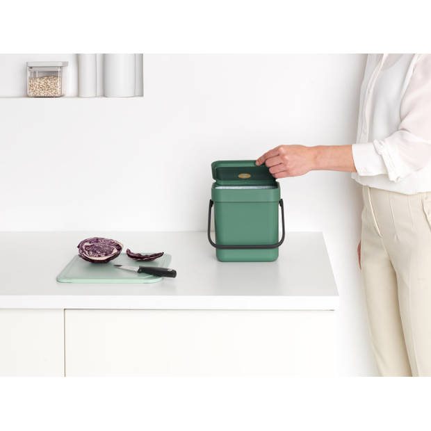 Brabantia Sort & Go afvalbakje 3 liter - Fir Green