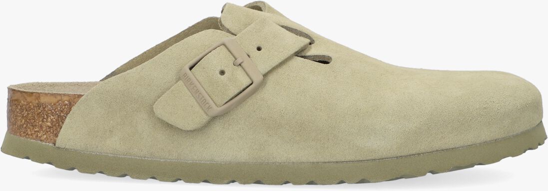 groene birkenstock instappers boston dames