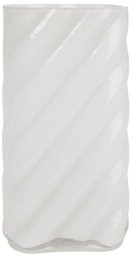 Quadrado vase 22 cm hvit
