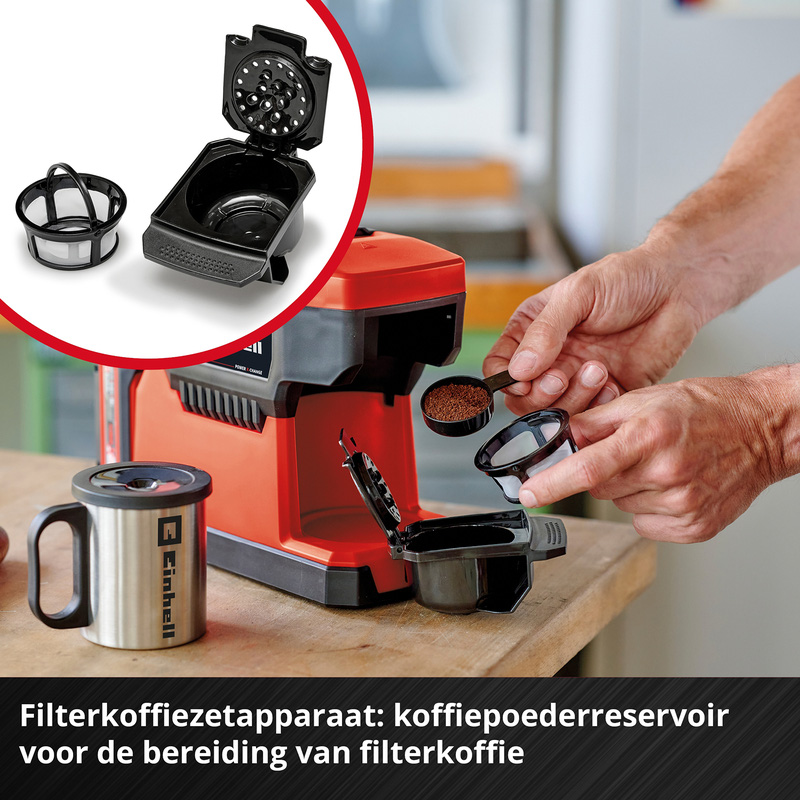 Einhell TE-CF 18 Li Solo accu koffiezetapparaat (body) 18V Li-ion