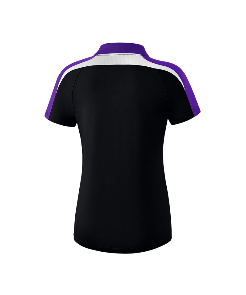 Erima Liga 2.0 Poloshirt Damen Schwarz Lila Weiss
