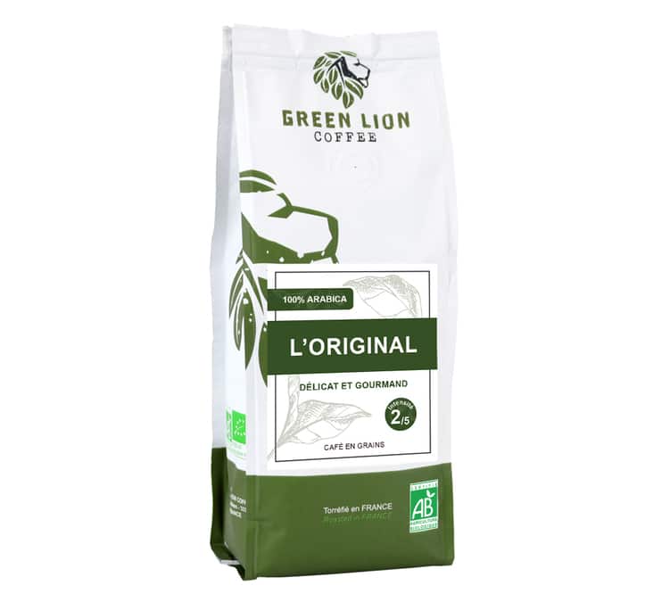 250 g Café en grain bio L'Original - GREEN LION COFFEE