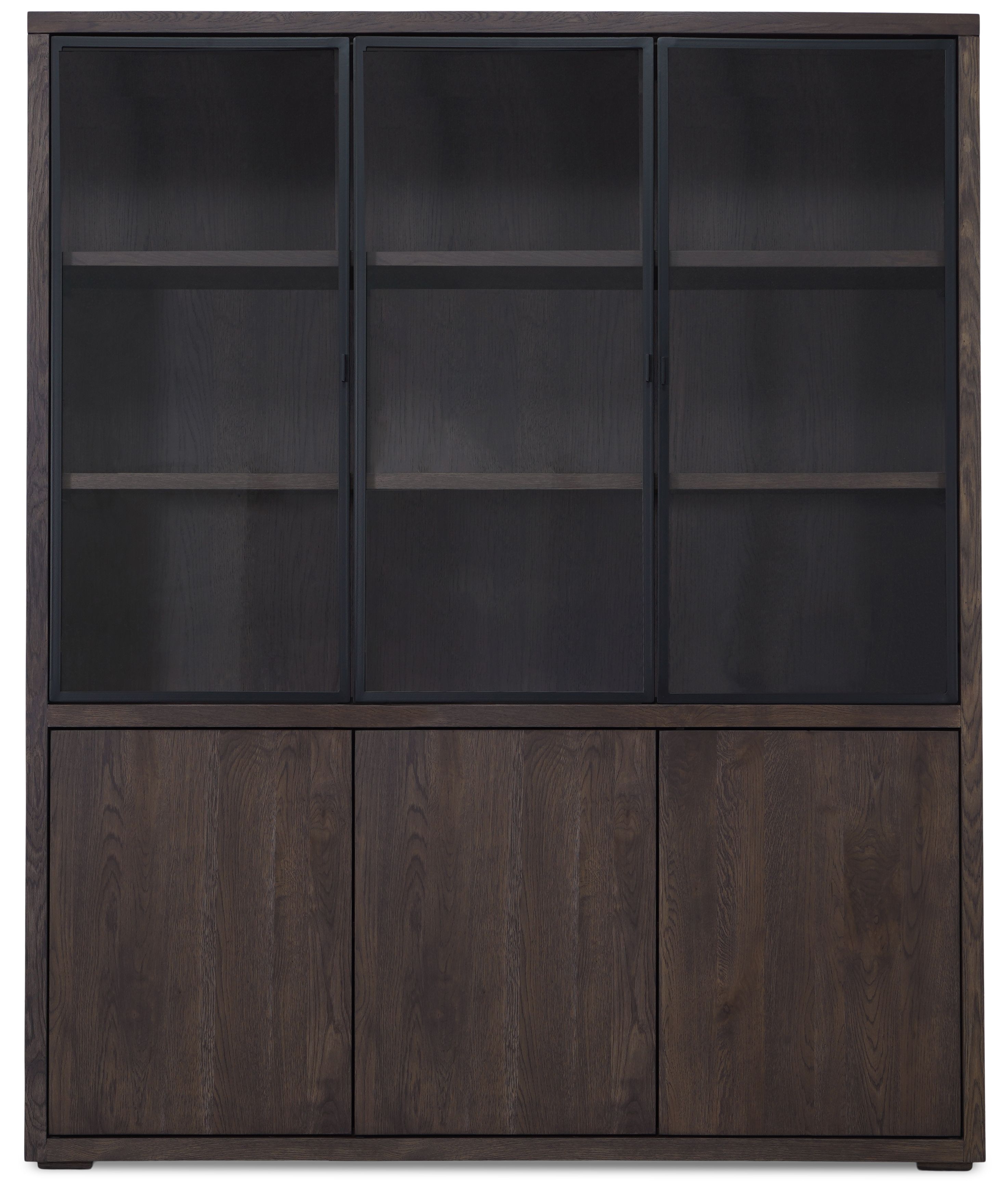 Vitrinekast Established B170 x D40 x H210 cm