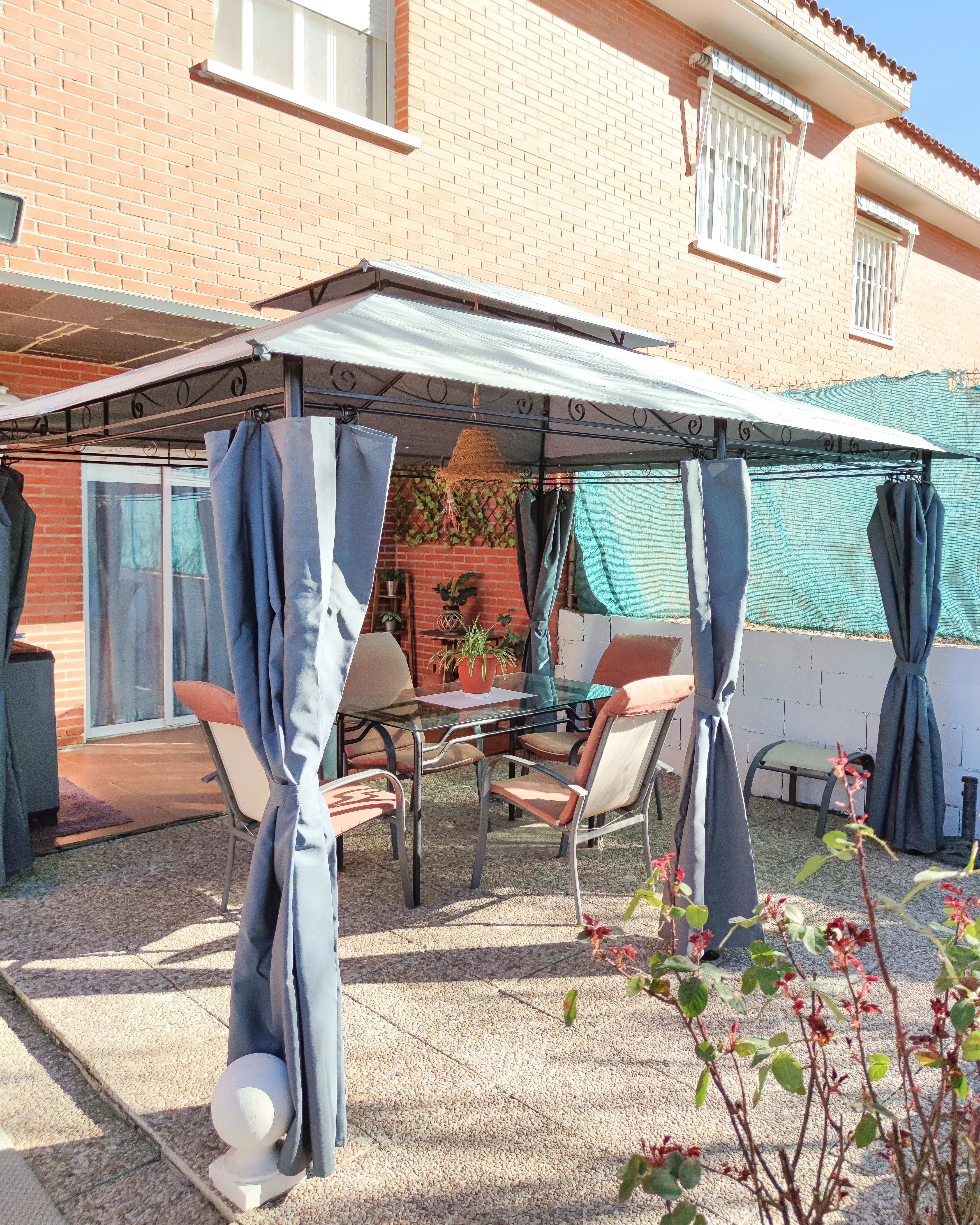 Paviljoen COLOS Metaal 400 cm 300 cm Grafietgrijs