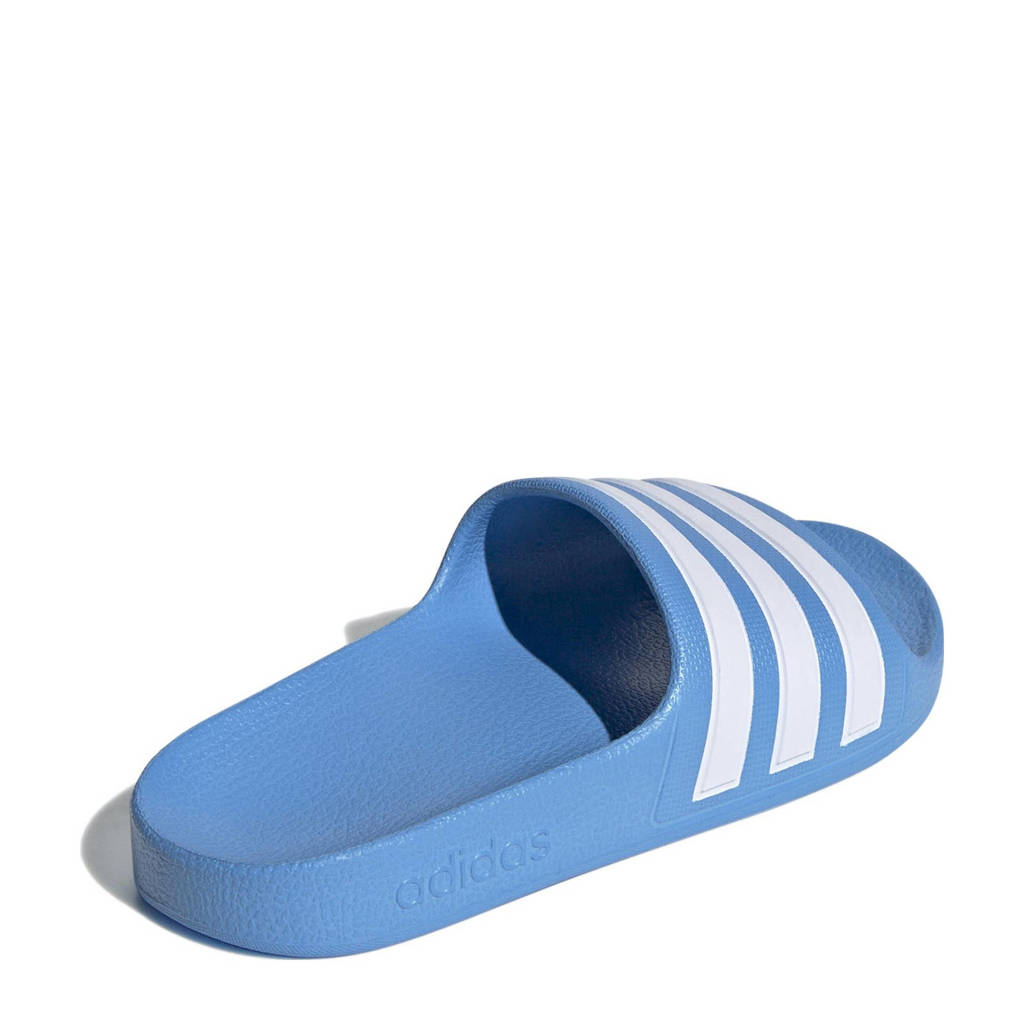 adidas Adilette Aquaslipper blauw/wit