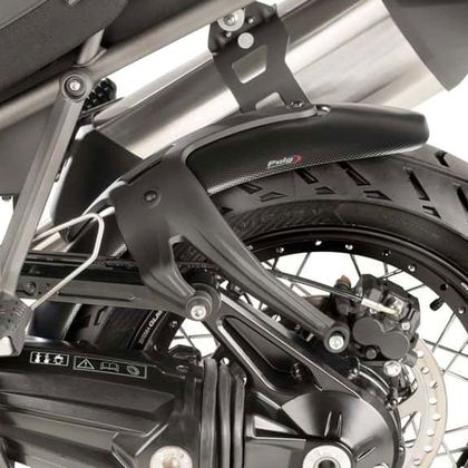 Garde boue Puig avec support aluminium - Noir