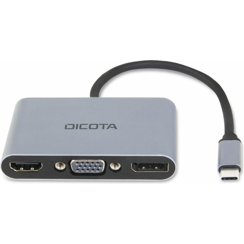 DICOTA D32064 station d'accueil Tablette/Smartphone/ordinateur portable Argent