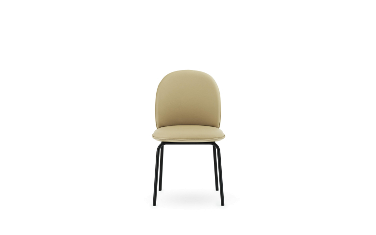 Normann Copenhagen Ace stoel zwart gepoedercoat onderstel Synergy