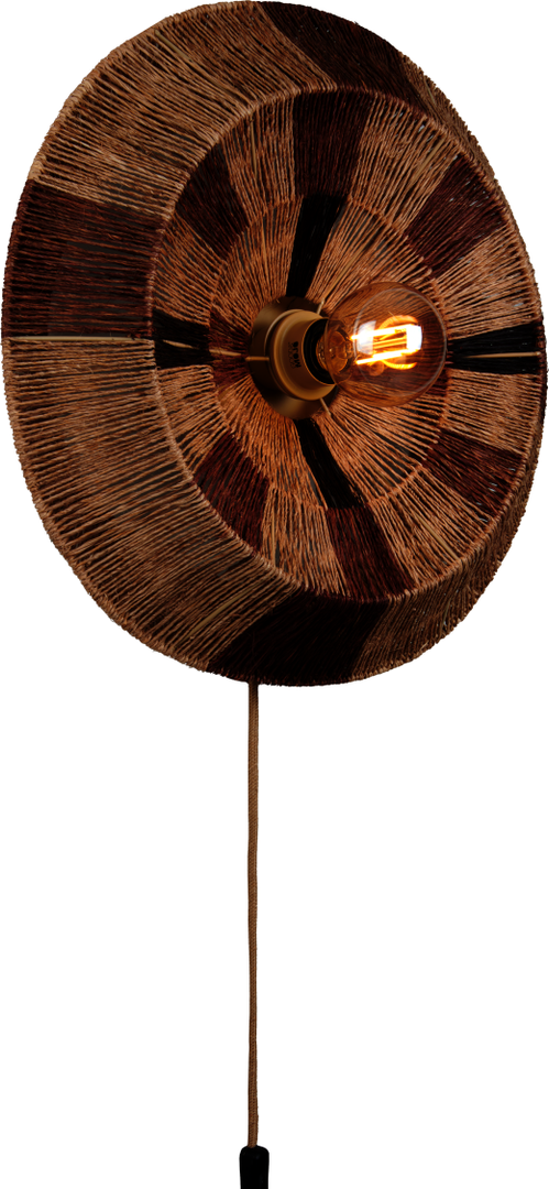 Good&Mojo Serengeti S Wandlamp Brown, Natural