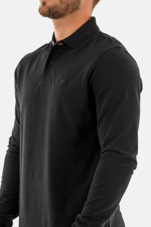 Polos manches longues barbour essential l/s sports bk31 black