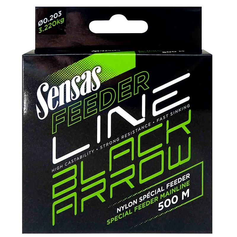 Nylon Sensas Feeder Black Arrow - 500M